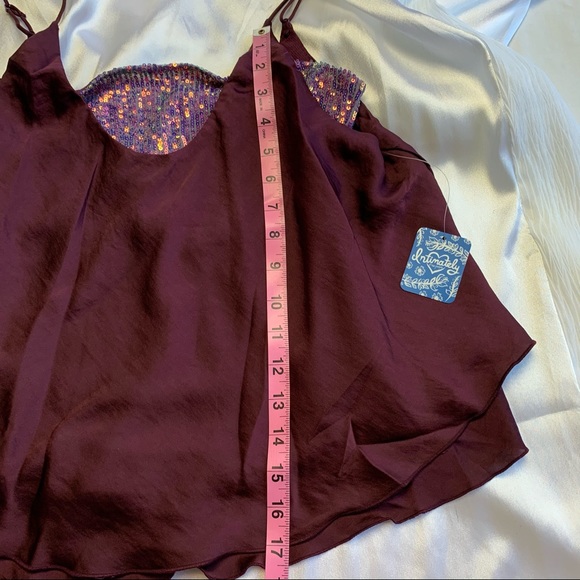 Free People Turn It On Cami In Vetiver Bloom Sz M - Picture 8 of 14